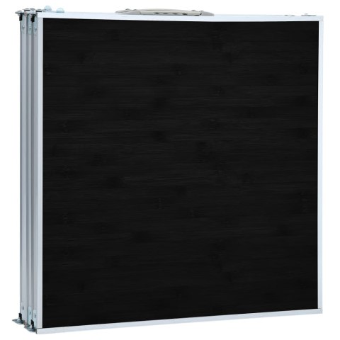 SKŁADANY STOLIK TURYSTYCZNY SZARY ALUMINIOWY 180X60CM