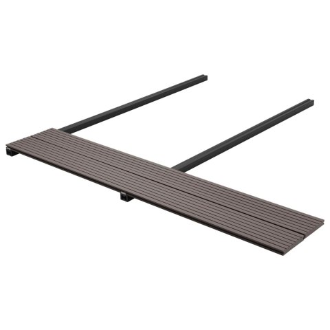 VidaXL Deska Tarasowa 6 pcs Ciemny brąz Kompozyt drewniano-plastikowy