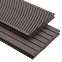 VidaXL Deska Tarasowa 6 pcs Ciemny brąz Kompozyt drewniano-plastikowy