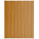 PANEL DACHOWY 12 SZT. NATURALNY 60X45CM STAL GALWANIZOWANA