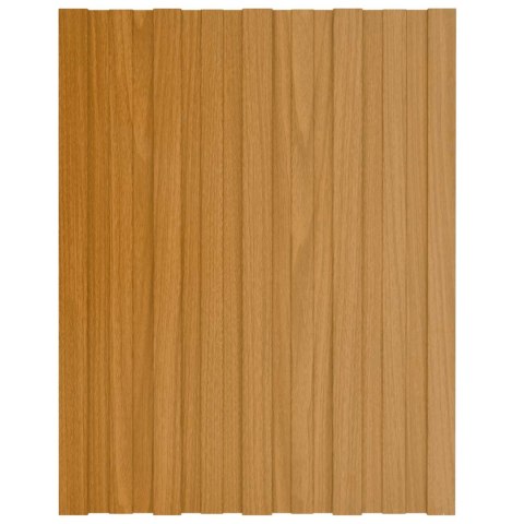 PANEL DACHOWY 12 SZT. NATURALNY 60X45CM STAL GALWANIZOWANA