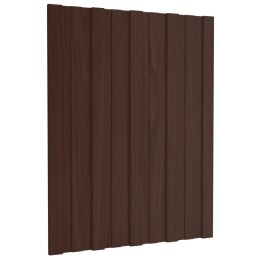PANEL DACHOWY 36 SZT. BRĄZOWY 60X45CM STAL GALWANIZOWANA