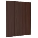 PANEL DACHOWY 36 SZT. BRĄZOWY 60X45CM STAL GALWANIZOWANA