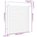 VidaXL Roleta Antracyt 100 x 120 cm Aluminium i poliuretan