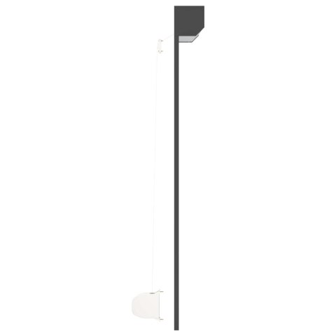 VidaXL Roleta Antracyt 120 x 150 cm Aluminium i poliuretan