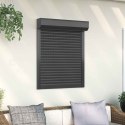 VidaXL Roleta Antracyt 80 x 100 cm Aluminium i poliuretan