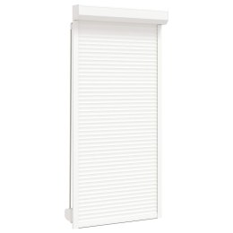 VidaXL Roleta Biały 100 x 210 cm Aluminium i poliuretan