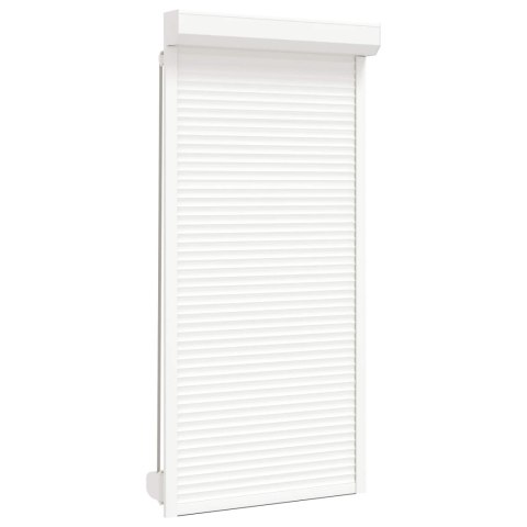 VidaXL Roleta Biały 100 x 210 cm Aluminium i poliuretan