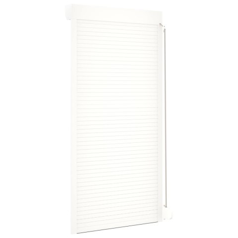 VidaXL Roleta Biały 100 x 210 cm Aluminium i poliuretan
