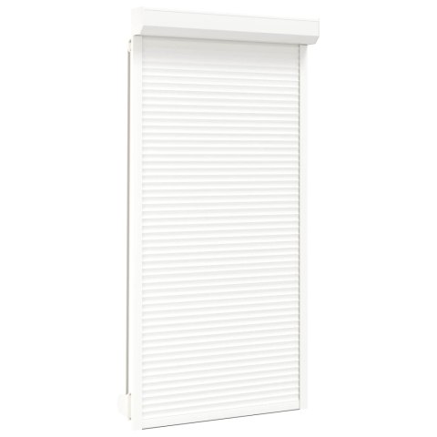 VidaXL Roleta Biały 110 x 220 cm Aluminium i poliuretan