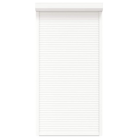 VidaXL Roleta Biały 110 x 220 cm Aluminium i poliuretan