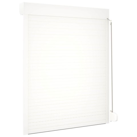 VidaXL Roleta Biały 120 x 150 cm Aluminium i poliuretan