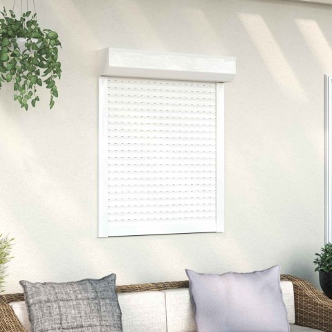 VidaXL Roleta Biały 80 x 100 cm Aluminium i poliuretan