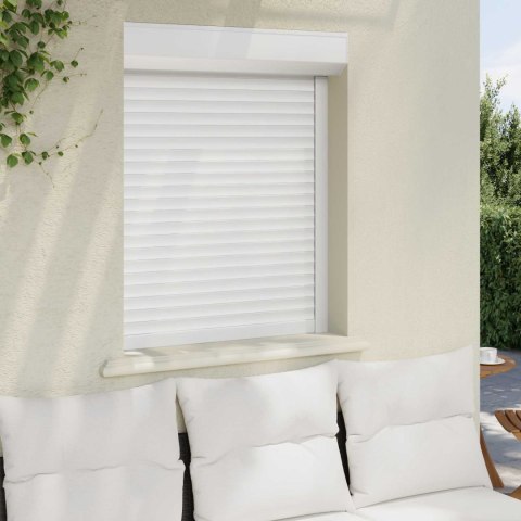 VidaXL Roleta Biały 80 x 100 cm Aluminium i poliuretan