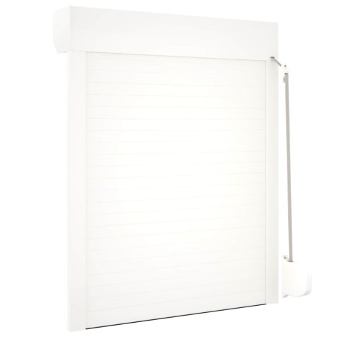 VidaXL Roleta Biały 80 x 100 cm Aluminium i poliuretan