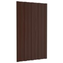 PANEL DACHOWY 12 SZT. BRĄZOWY 80X45CM STAL GALWANIZOWANA