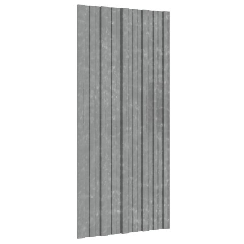 PANEL DACHOWY 12 SZT. SREBRNY 100X45CM STAL GALWANIZOWANA