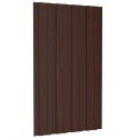 PANEL DACHOWY 36 SZT. BRĄZOWY 80X45CM STAL GALWANIZOWANA