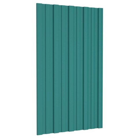 PANEL DACHOWY 36 SZT. ZIELONY 80X45CM STAL GALWANIZOWANA