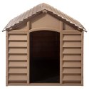 BUDA DLA PSA BRĄZOWA 86X84X82CM POLIPROPYLEN