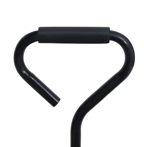 WÓZEK OGRODOWY RĘCZNY TRANSPORTOWY CZARNY STALOWY PRZYCZEPKA UDŹWIG 350 KG