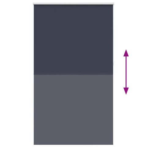 VidaXL Roleta zaciemniająca 130x230 cm Szerokość tkaniny 126,6cm