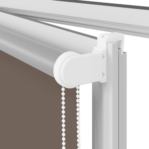 VidaXL Roleta zaciemniająca kawowa 150x130 cm Szerokość tkaniny