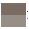 VidaXL Roleta zaciemniająca kawowa 150x175 cm Szerokość tkaniny