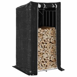 VidaXL Stojak na drewno opałowe z drutem stalowym, 100x100x200 cm