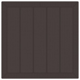 VidaXL Zestaw do jadalni w ogrodzie 5 pcs Brązowy polipropylen