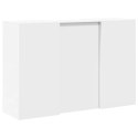 BIURKO RECEPCYJNE BIAŁE 155X50X103,5CM DREWNO KLEJONE