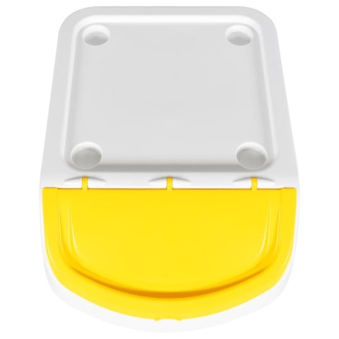 VidaXL Kosze na śmieci układane w stos, 3 szt., białe, PP, 78 L