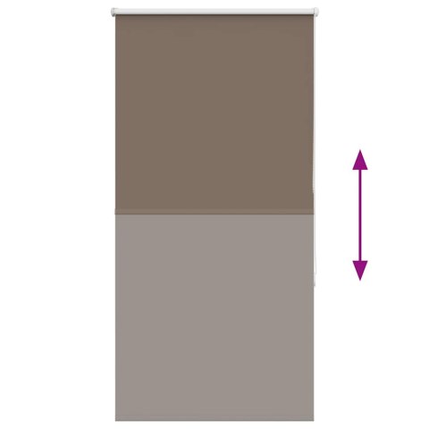 VidaXL Roleta zaciemniająca kawowa 65x130 cm Szerokość tkaniny