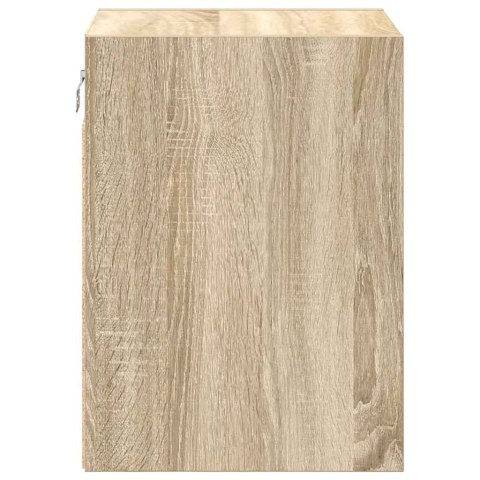 VidaXL Garażowa szafka ścienna Sonoma Oak Drewno klejone