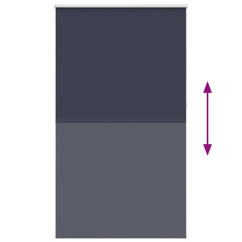 VidaXL Roleta zaciemniająca 130x210cm Szerokość tkaniny 126,6cm