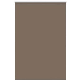 VidaXL Roleta zaciemniająca Kawowa 160x210 cm Szerokość tkaniny
