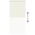 VidaXL Roleta zaciemniająca Off White 115x210 cm Szerokość tkaniny