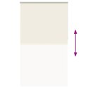 VidaXL Roleta zaciemniająca Off White 130x210 cm Szerokość tkaniny