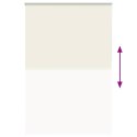 VidaXL Roleta zaciemniająca Off White 150x230 cm Szerokość tkaniny