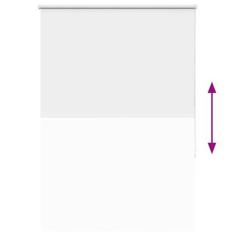 VidaXL Roleta zaciemniająca biała 110x175 cm Szerokość tkaniny 105,7cm