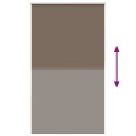 VidaXL Roleta zaciemniająca kawowa 135x210 cm Szerokość tkaniny