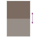 VidaXL Roleta zaciemniająca kawowa 150x230 cm Szerokość tkaniny