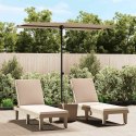 PARASOL OGRODOWY NA ALUMINIOWYM SŁUPKU 2X1,5M TAUPE