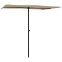 PARASOL OGRODOWY NA ALUMINIOWYM SŁUPKU 2X1,5M TAUPE