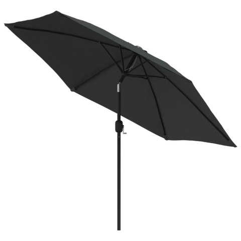 VidaXL Parasol ogrodowy na metalowym słupku, 300 cm, antracytowy