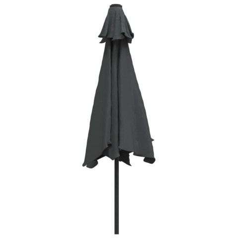 VidaXL Parasol ogrodowy na metalowym słupku, 300 cm, antracytowy