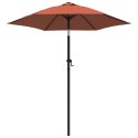 PARASOL TERAKOTA 200X224CM ALUMINIUM