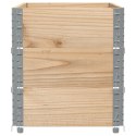 VidaXL Nadstawki paletowe, 3 szt., 100x50 cm, drewno sosnowe