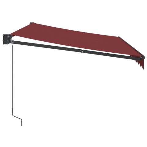 RĘCZNIE ZWIJANA MARKIZA BURGUNDOWA 350X250 CM
