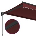 RĘCZNIE ZWIJANA MARKIZA BURGUNDOWA 350X250 CM